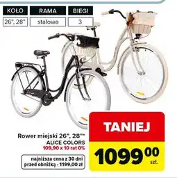 Carrefour Rower alice colors 28 oferta