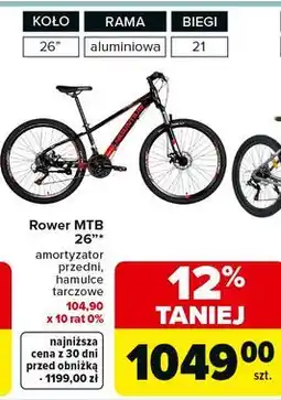 Carrefour Rower górski 26 Mtb oferta