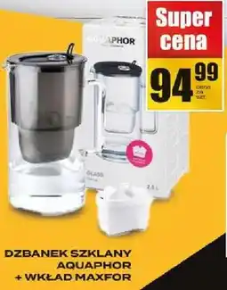 Supeco Dzbanek szklany + wkład Maxfor oferta