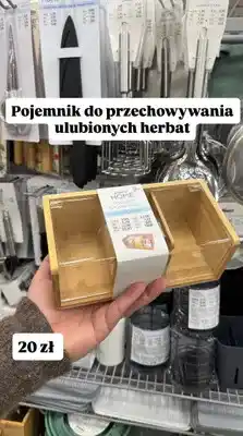 Pepco Pojemnik do przechowywania herbat oferta