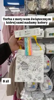 Pepco Torba z motywem świątecznym do kolorowania oferta