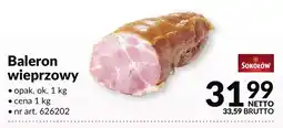 Makro Baleron wieprzowy oferta