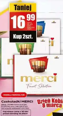 Supeco Czekoladki Merci Finest Selection oferta