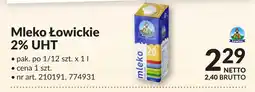 Makro Mleko Łowickie 2% UHT oferta