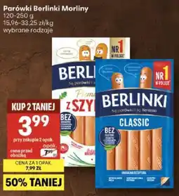 Delikatesy Centrum Parówki Classic wybrane rodzaje oferta