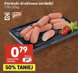 Delikatesy Centrum Parówki drobiowe serdelki oferta