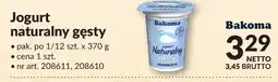 Makro Jogurt naturalny gęsty oferta