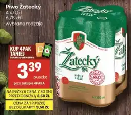 Delikatesy Centrum Piwo 4x0,5l wybrane rodzaje oferta