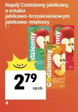 Delikatesy Centrum Napój jabłkowy, o smaku jabłkowo-brzoskwiniowym, jabłkowo-miętowy oferta