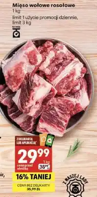 Delikatesy Centrum Mięso wołowe rosołowe oferta