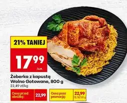 Biedronka Żeberka z kapustą wolno gotowane oferta