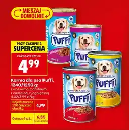 Biedronka Karma mokra dla psa z wołowiną, z drobiem, z cielęciną, z jagnięciną oferta