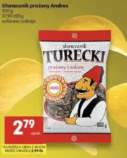 Delikatesy Centrum Słonecznik prażony Andrex Turecki oferta
