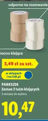 Lidl Zestaw 3 taśm klejących oferta
