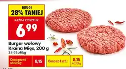 Biedronka Burger wołowy oferta