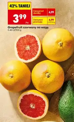 Biedronka Grapefruit czerwony na wagę oferta