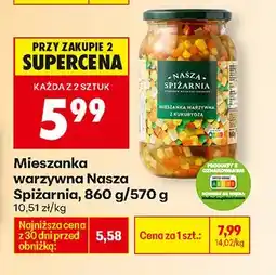 Biedronka Mieszanka warzywna z kukurydzą oferta