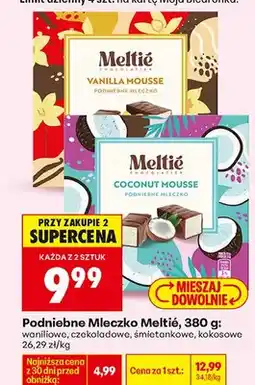 Biedronka Podniebne mleczko waniliowe, czekoladowe, śmietankowe, kokosowe oferta