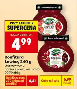Biedronka Konfitura truskawkowa oferta