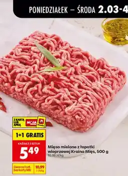 Biedronka Mięso mielone z łopatki wieprzowej oferta