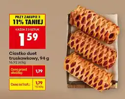 Biedronka Ciastko duet truskawkowy oferta