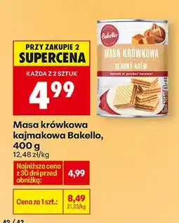 Biedronka Masa krówkowa kajmakowa oferta
