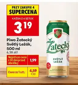 Biedronka Piwo Zatecky Světlý Ležák oferta