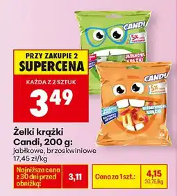 Biedronka Żelki krążki jabłkowe oferta
