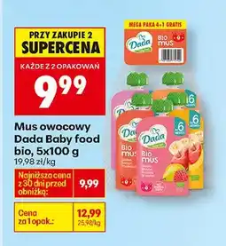 Biedronka Mus owocowy bio oferta