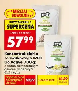 Biedronka Koncentrat białka serwatkowego WPC o smaku ciasteczkowym oferta