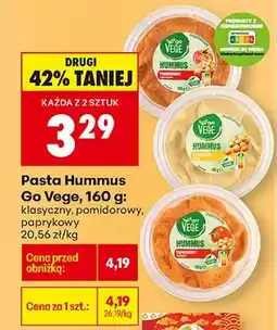 Biedronka Pasta Hummus klasyczny oferta