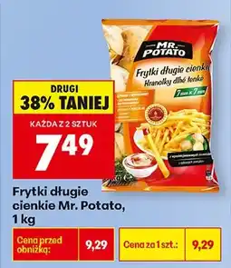 Biedronka Frytki długie cienkie oferta