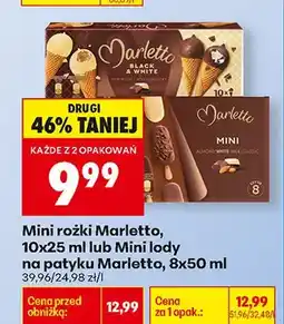 Biedronka Lody mini rożki oferta