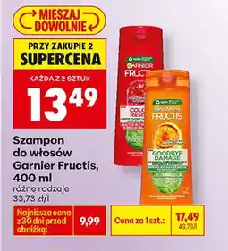 Biedronka Szampon do włosów Fructis, różne rodzaje oferta
