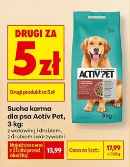 Biedronka Karma sucha z wołowiną i drobiem oferta