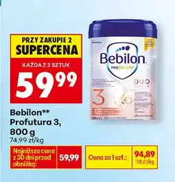Biedronka Mleko modyfikowane Profutura 3 oferta