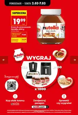 Biedronka Krem do smarowania czekoladowo-orzechowy oferta