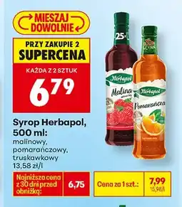 Biedronka Syrop malinowy oferta