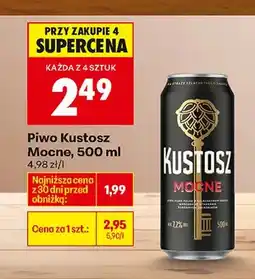 Biedronka Piwo Kustosz Mocne oferta