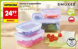 Biedronka Zestaw 4 pojemników na żywność oferta