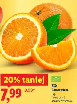 Lidl Pomarańcze bio oferta