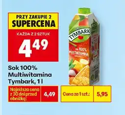 Biedronka Sok 100% multiwitamina oferta