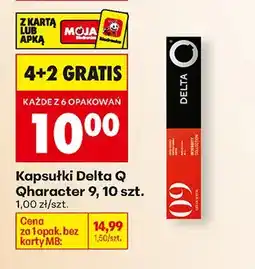 Biedronka Kapsułki Qharacter 9, 10 szt. 4+2 GRATIS oferta