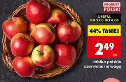 Biedronka Jabłko polskie czerwone na wagę oferta