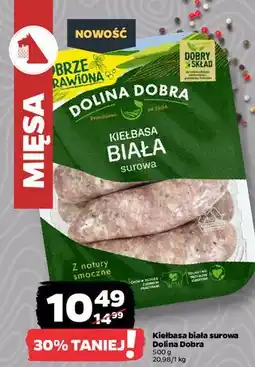 Netto Kiełbasa biała surowa Dolina Dobra oferta