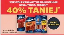 Netto Kabanosy klasyczne z szynką Krakus Animex oferta