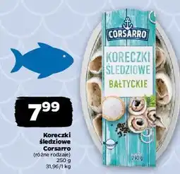 Netto Koreczki śledziowe bałtyckie Corsarro oferta