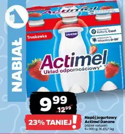 Netto Jogurt truskawka Danone Actimel oferta