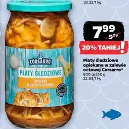 Netto Płaty śledziowe opiekane w zalewie octowej Corsarro oferta