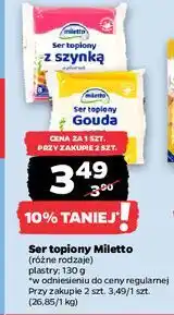Netto Ser topiony z szynką Miletto oferta
